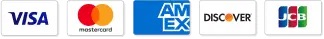 Visa, Mastercard, Amex, Discover, JCB